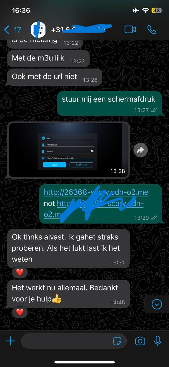 WhatsApp klant gesprek