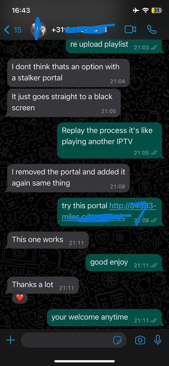 WhatsApp klant gesprek