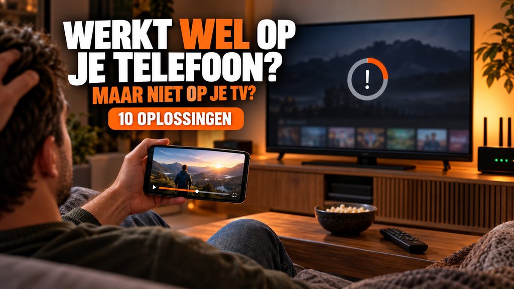 IPTV werkt op telefoon maar niet op tv? 10 oplossingen